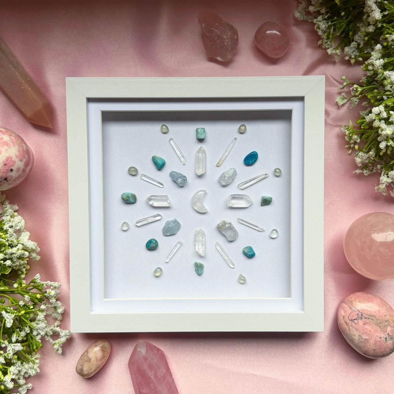 ‘A Clear Skye’ Framed Crystal Grid