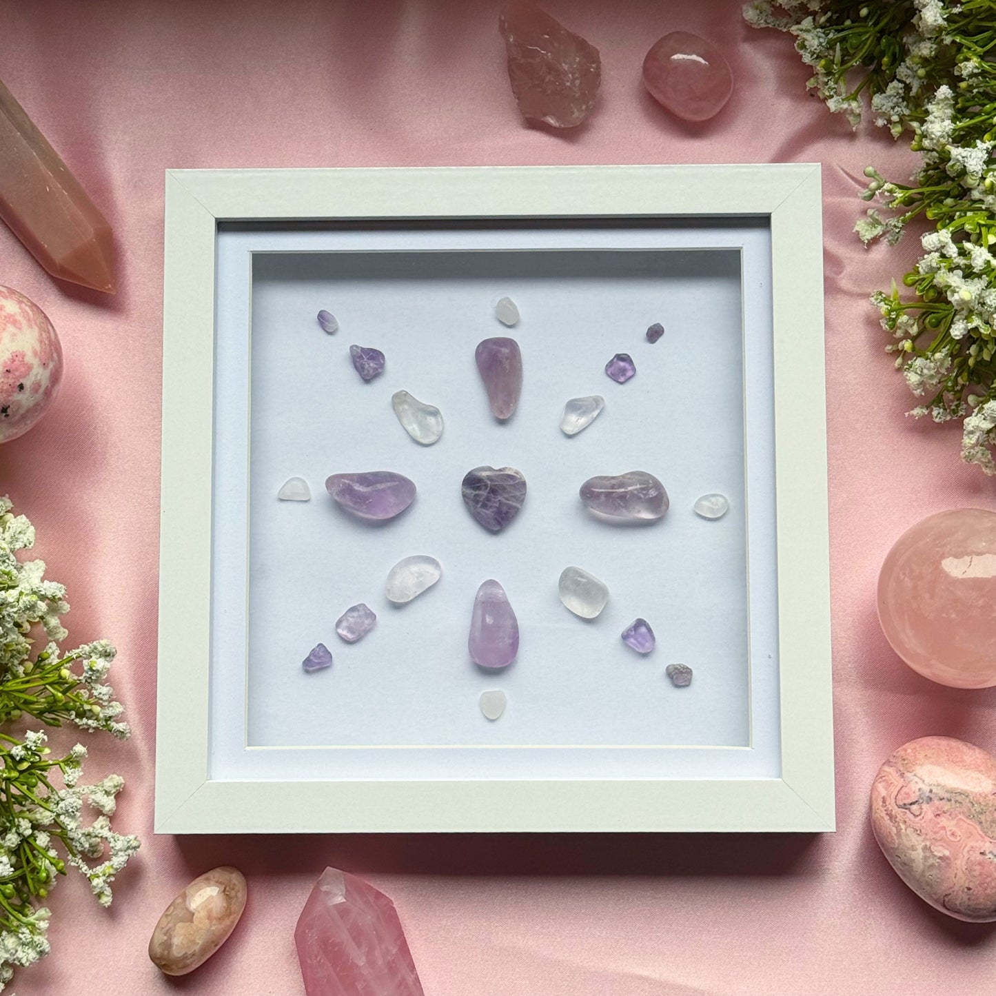 ‘Dreams’ Framed Crystal Grid