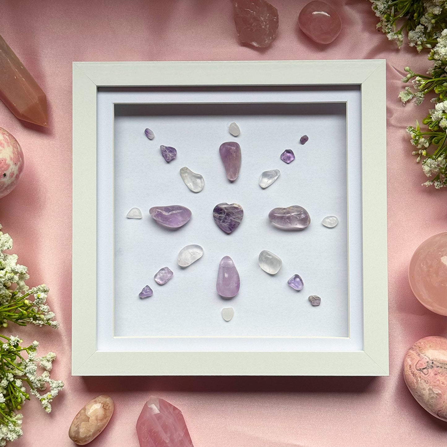 ‘Dreams’ Framed Crystal Grid